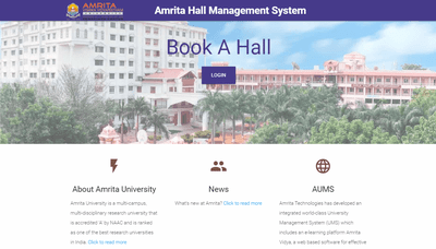 Amrita Hall Management System